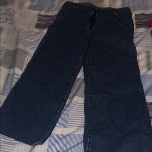 Ankle Bell-Bottom Jeans